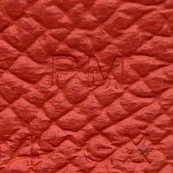 Hermès Authentic Illusion Red Leather Bracelet w/ Palladium Plating - Preowned - Picture 12 of 12